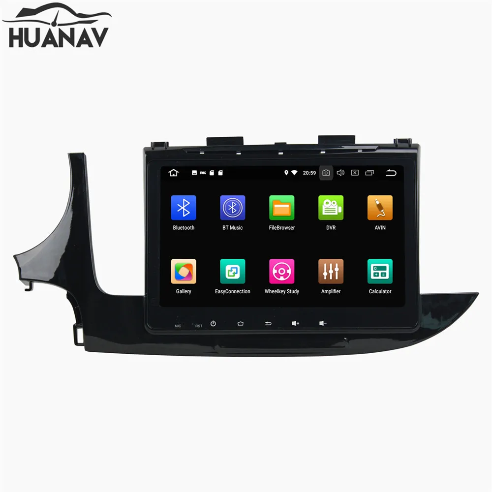 HUANVA Android 8 0 без CD DVD плеер GPS навигация для Opel MOKKA 2017 мультимедийный магнитофон ядер