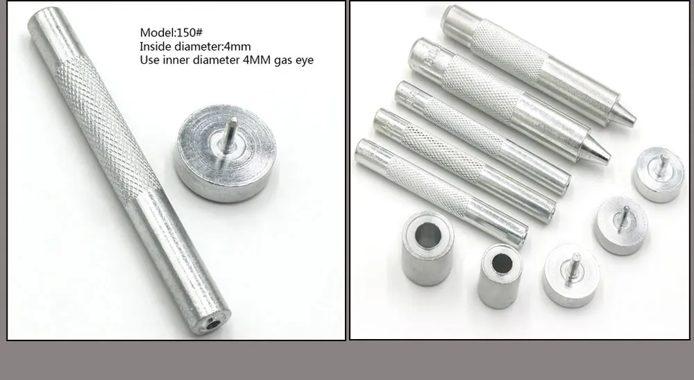 DIY ручной работы кожаное ремесло 4 мм/5 мм/6 мм/8 мм/10 мм кожаное ушко монтажный инструмент, стальной перфоратор, заклепки, шитье, ремонт, пресс-форма
