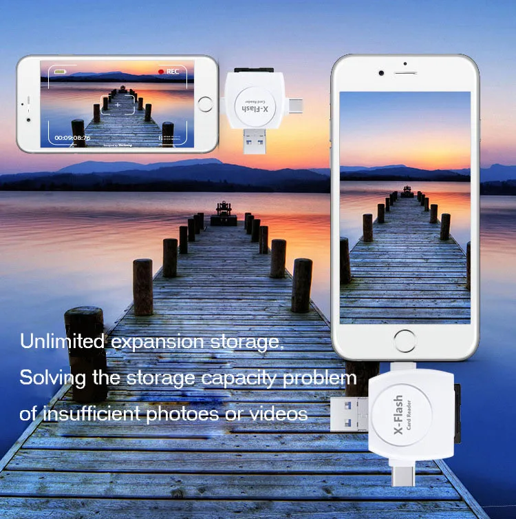 4в1 OTG Тип C кардридер Micro USB A телефон SD TF кардридер адаптер для Lightning XS MAX 8 PLUS 7 7 PLUS для Android SAMSUNG