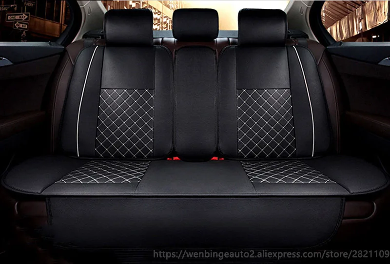 only car rear seat covers For Jac Rein cover 13 s5 faux RX580 auto accessories car-styling stickers 3D Black/Red | Автомобили и