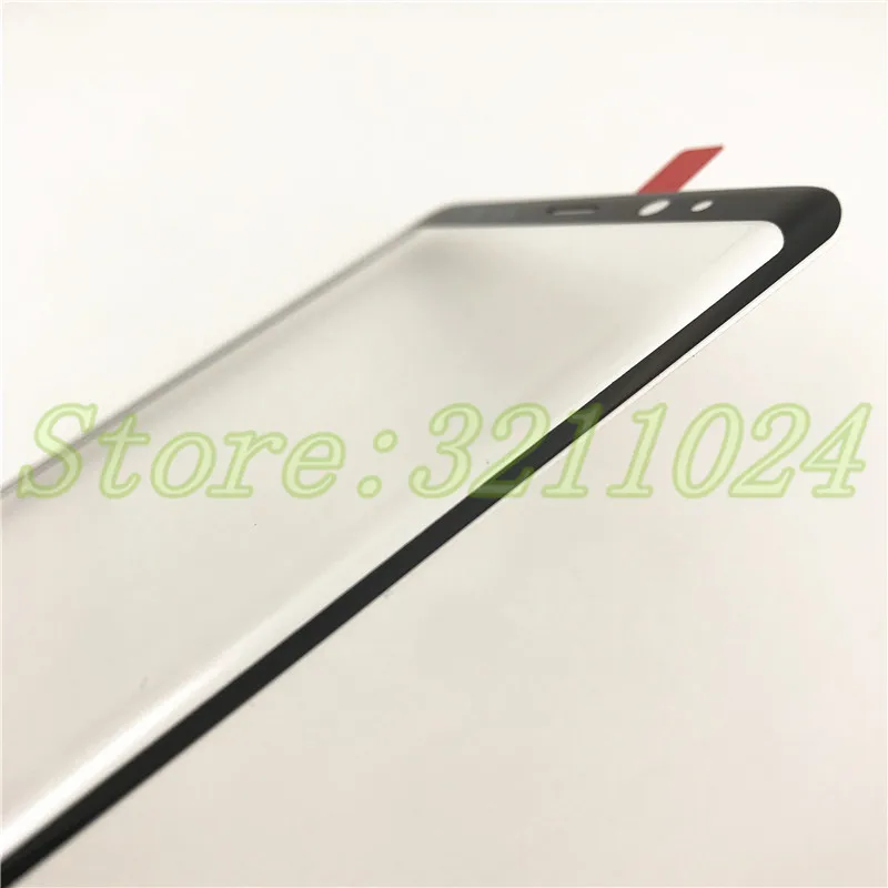 

10Pcs/Lot For Samsung Galaxy Note 8 Front Outer Screen Glass Lens Repair For Samsung Note8 N950F N950 Mobile Phone Cover Plate