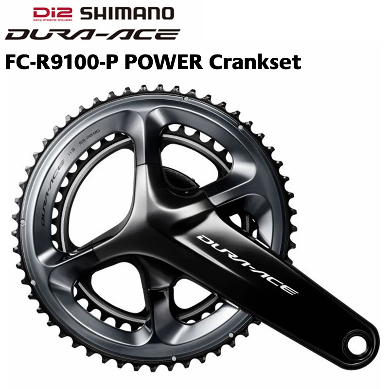 Shimano dura-асе FC-R9100-P Шатунов с оригинальной Powermeter 2/11-скорость Crank 172.5 мм/170 мм шатуны 53