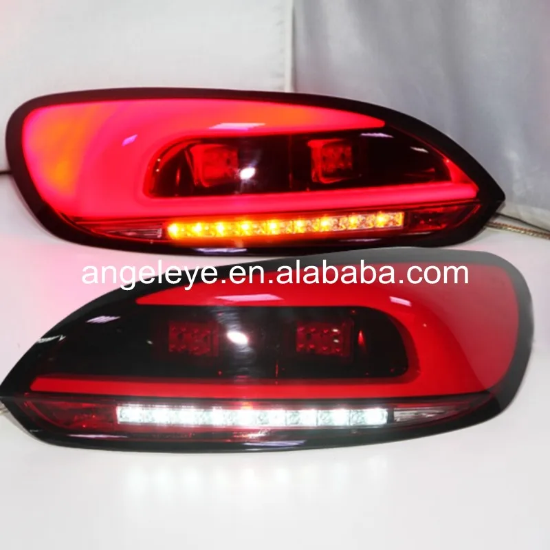 

Задние светодиодсветодиодный фонари красного цвета JX для Volkswagen Scirocco, 2009-2013 год