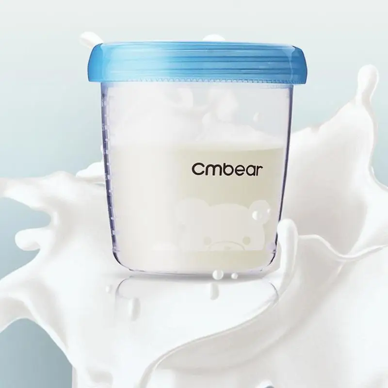 4 шт. чашка для хранения грудного молока новорожденных с переносной головкой