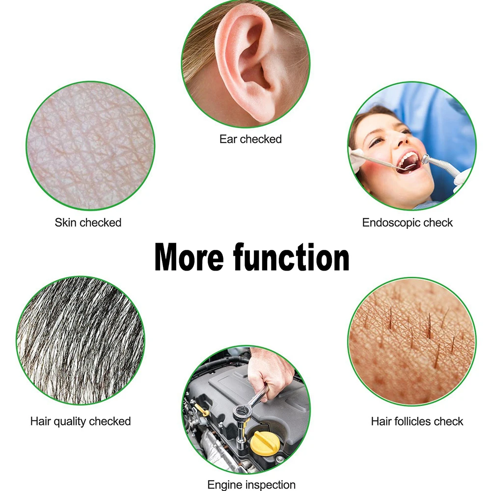 JCWHCAM эндоскоп для чистки ушей USB HD визуальная ложка 5 мм объектив мини камера