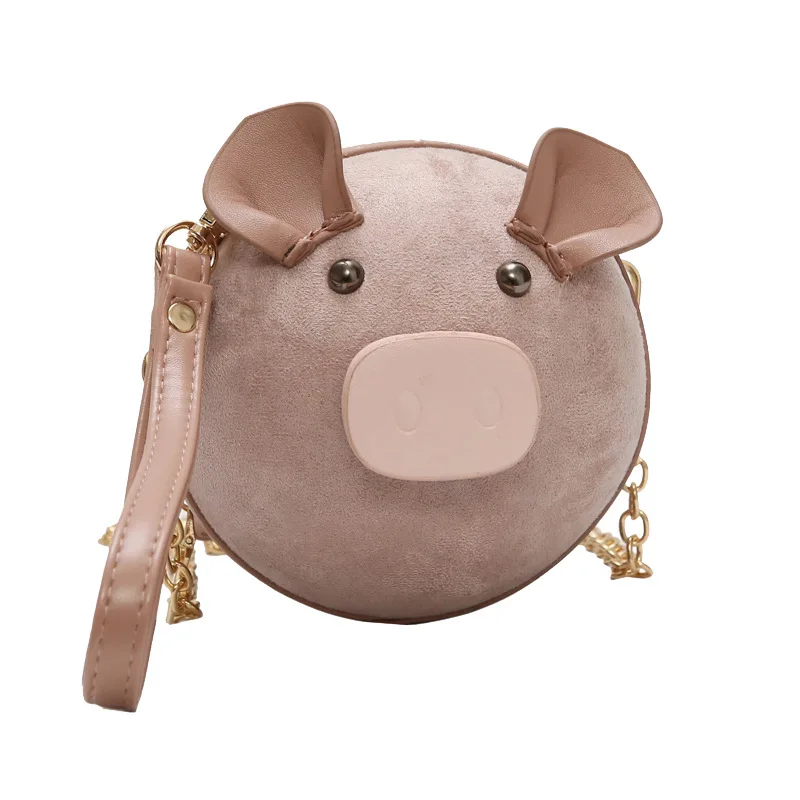 

NEW Cute Round Cartoon Design Young Girl Casual Shoulder Bag Crossbody Mini Messenger Bag Handbag For Women Ladies Flap Bolsa