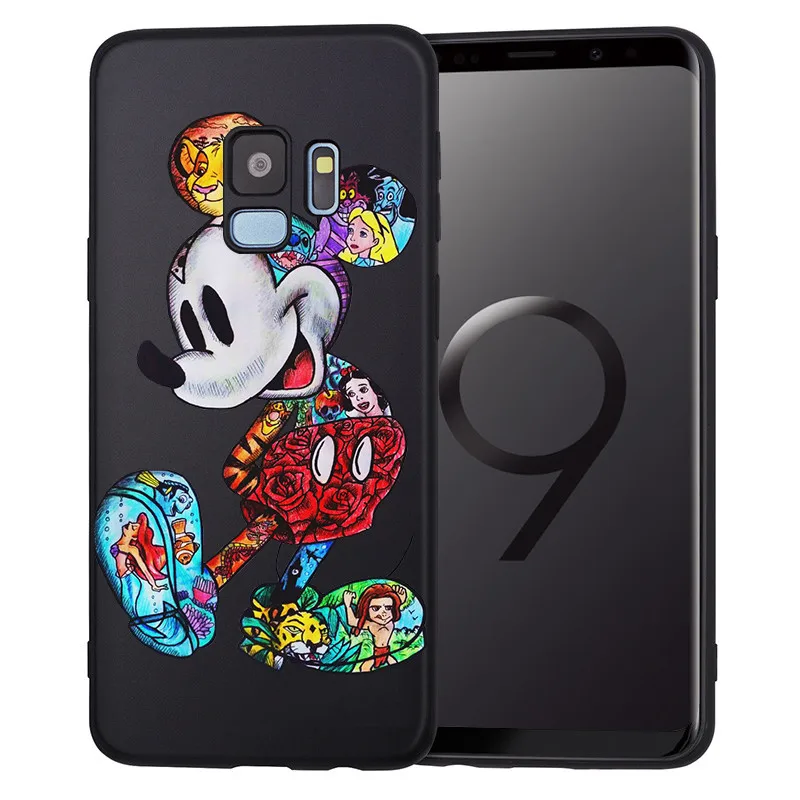 Groot Joker Stitch marvel для samsung Galaxy S6 S7 Edge S8 S9 S10 Plus Lite Note 8 9 чехол для телефона Coque Etui Funda deadpool