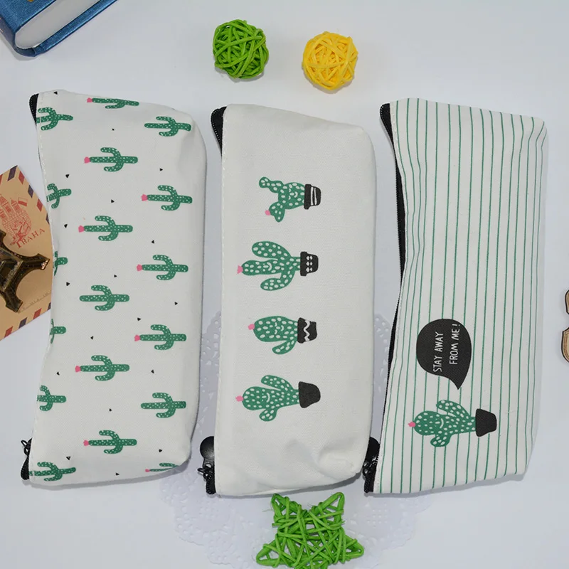 Estuches para lapices trousse scolaire карандаш кактус Чехол pen pouch школьный пенал для карандашей