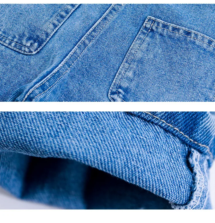 Детская одежда весна-осень 2019 новый модный брендовый хлопковый джинсовый