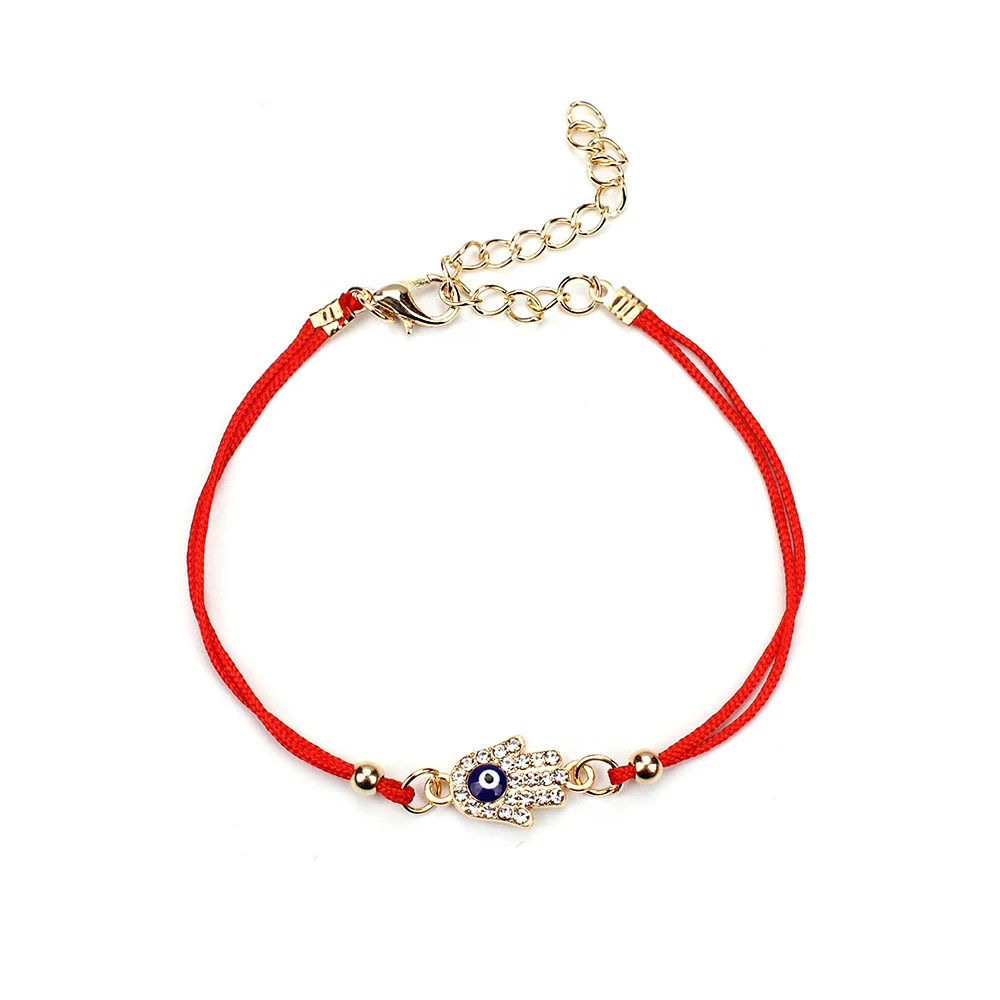 2021 Новый боковой крест Карма сглаза 3 модели голубые глаза счастливые красные