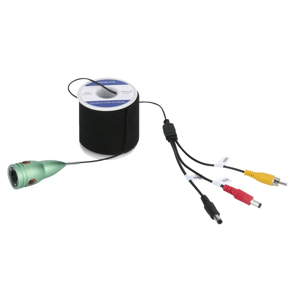 Скидка Подводный рыболовный трос GAMWATER, светодиодный светильник белого цвета 1000 ТВЛ, 20 м, 30 м, 50 м, с камерой, 6 шт., 1 Вт