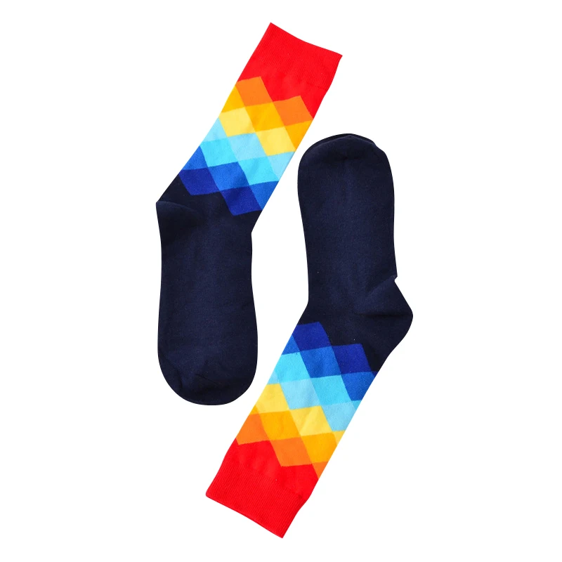 1 пара носков бесплатная доставка распродажа!! Брендовые модные мужские носки 100%