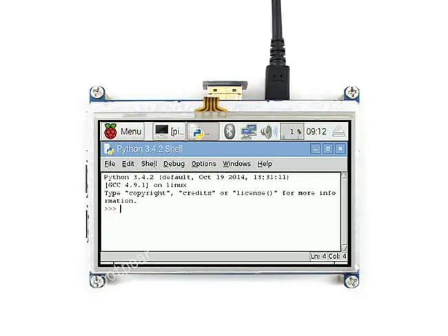 Сенсорный экран Raspberry pi 4 3 дюйма HDMI LCD более умный чем 5 дюймовый ЖК дисплей и 7