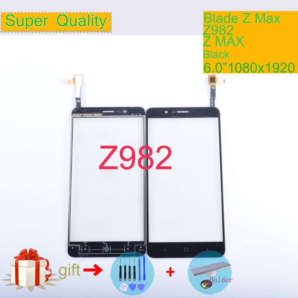

Сенсорный экран дигитайзер для ZTE Blade Z Max Z982 Сенсорная панель Сенсорный экран объектив Переднее стекло сенсор ЖК стекло замена