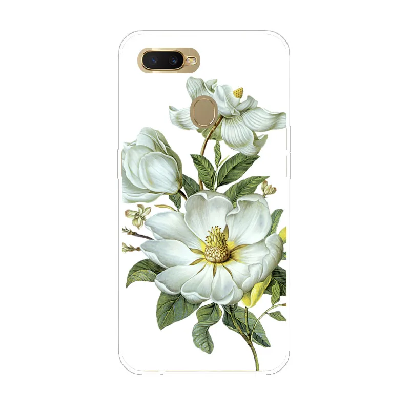 Чехол для OPPO A7 силиконовый чехол с рисунком Ловец снов из мягкого ТПУ телефона