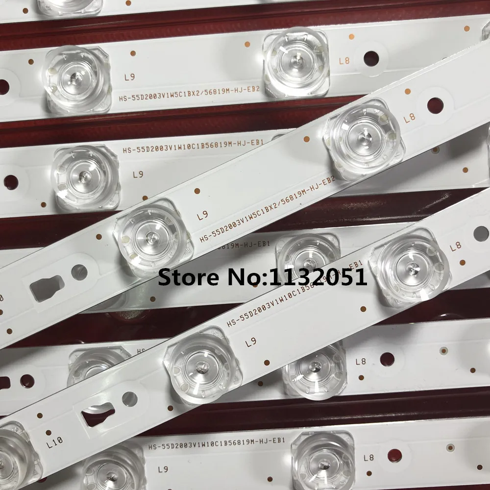 Оригинальная светодиодная подсветка для 7 шт./компл. Ha ier MO OKA U55A5 led 55D10-01(C) 30355010205 |