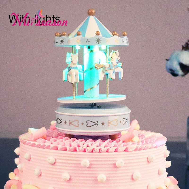 Merry go круглые музыкальные шкатулки Геометрическая музыка украшение детской