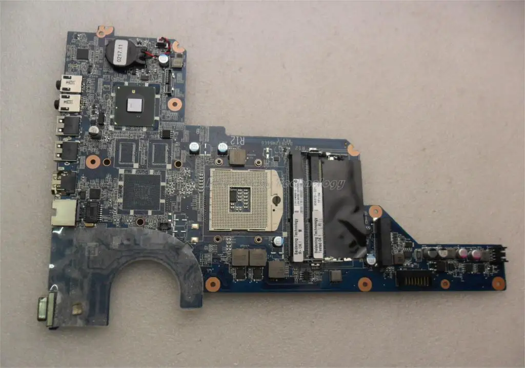 Материнская плата для ноутбука hp compaq G4 G6 636370 001 DA0R12MB6E1 HM55 PGA989 DDR3 интегрированная