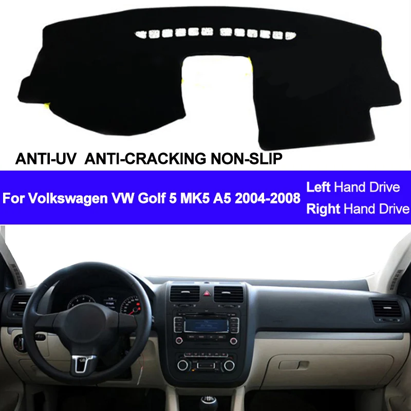 Чехол для приборной панели автомобиля коврик Volkswagen VW Golf 5 MK5 A5 2004 2005 2006 2007 ковер