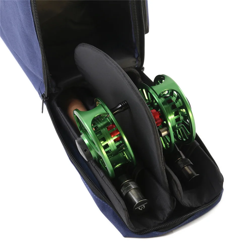 Maximumcatch 9ft Fly Рыбалка тубус летать стержень катушка случае провести двойной 4sec