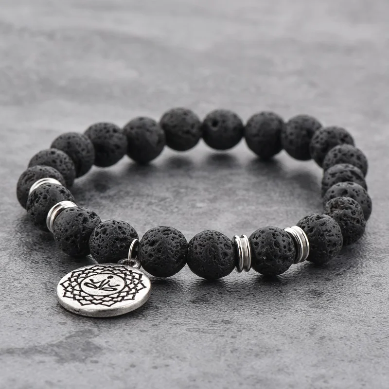 Чармы браслет для пары и браслеты для женщин и мужчин из натуральных каменных бусин для создания ювелирных изделий CHICVIE SBR180140.