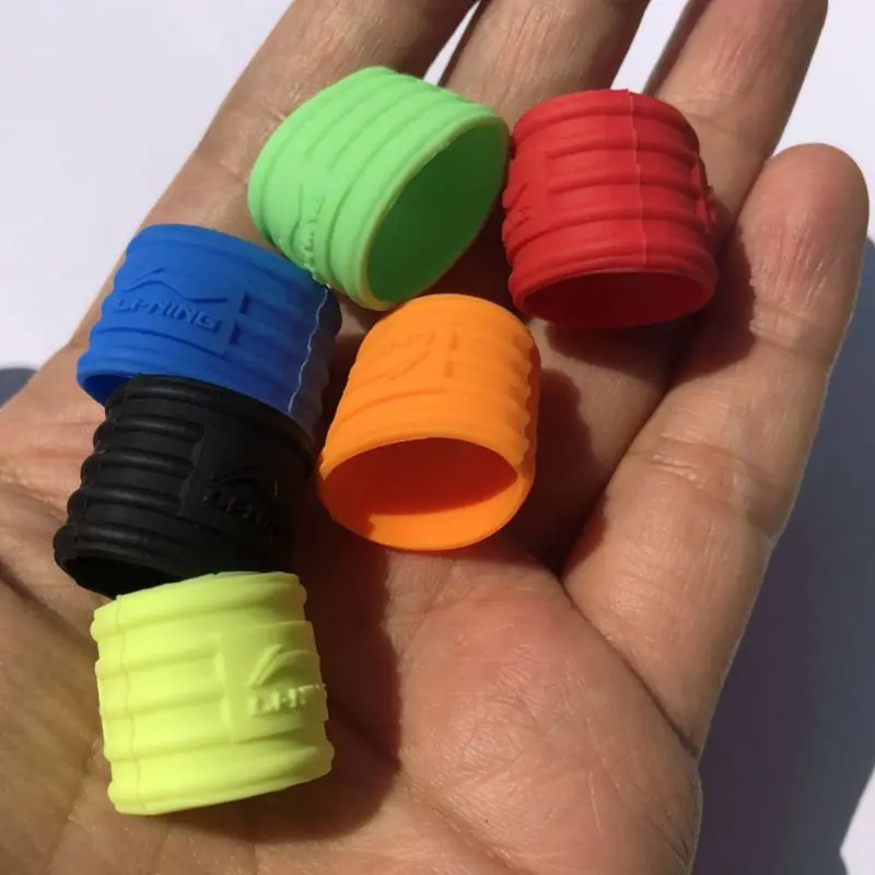 assorted colors 5 шт. ракетка для бадминтона ручка Захваты уплотнительное кольцо, силиконовая обмотка для ракетки кольца - Цвет: assorted colors