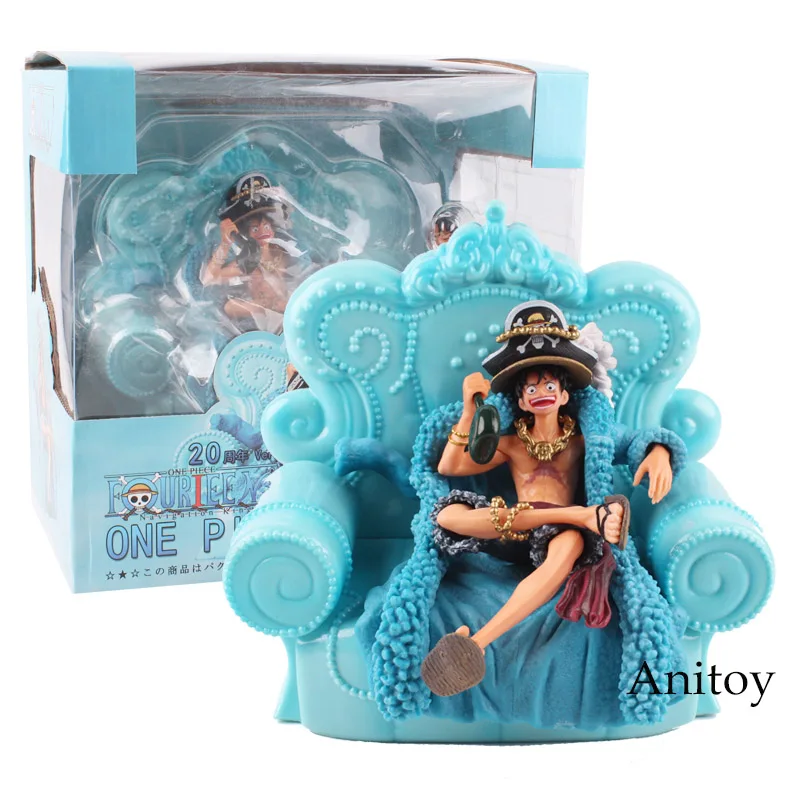 F Одна деталь фигурка аниме 20th anniversary Ver. Луффи Зоро игрушки Санджи и нами Чоппер Усопп Робин Фрэнки блюк фигурка игрушка 19 см - Цвет: F