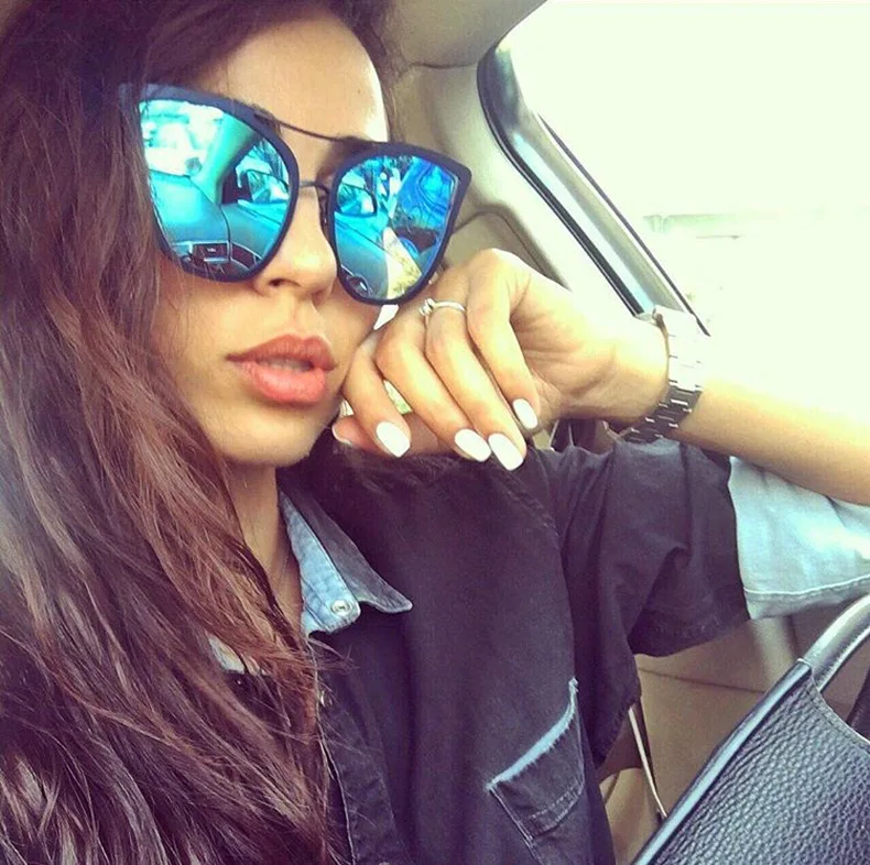 2017 новые цветные брендовые дизайнерские женские солнцезащитные очки уникальный