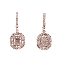 luxury drop dangle square statement earrings for women big earrings 2019 geometric earings fall fashion costume jewelry trendy