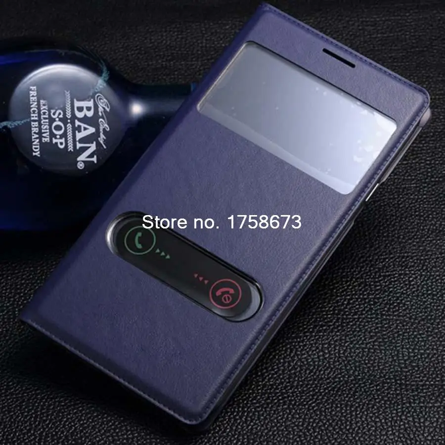 Чехол книжка из искусственной кожи с окошком для двух экранов Samsung Galaxy Win i8552 8552