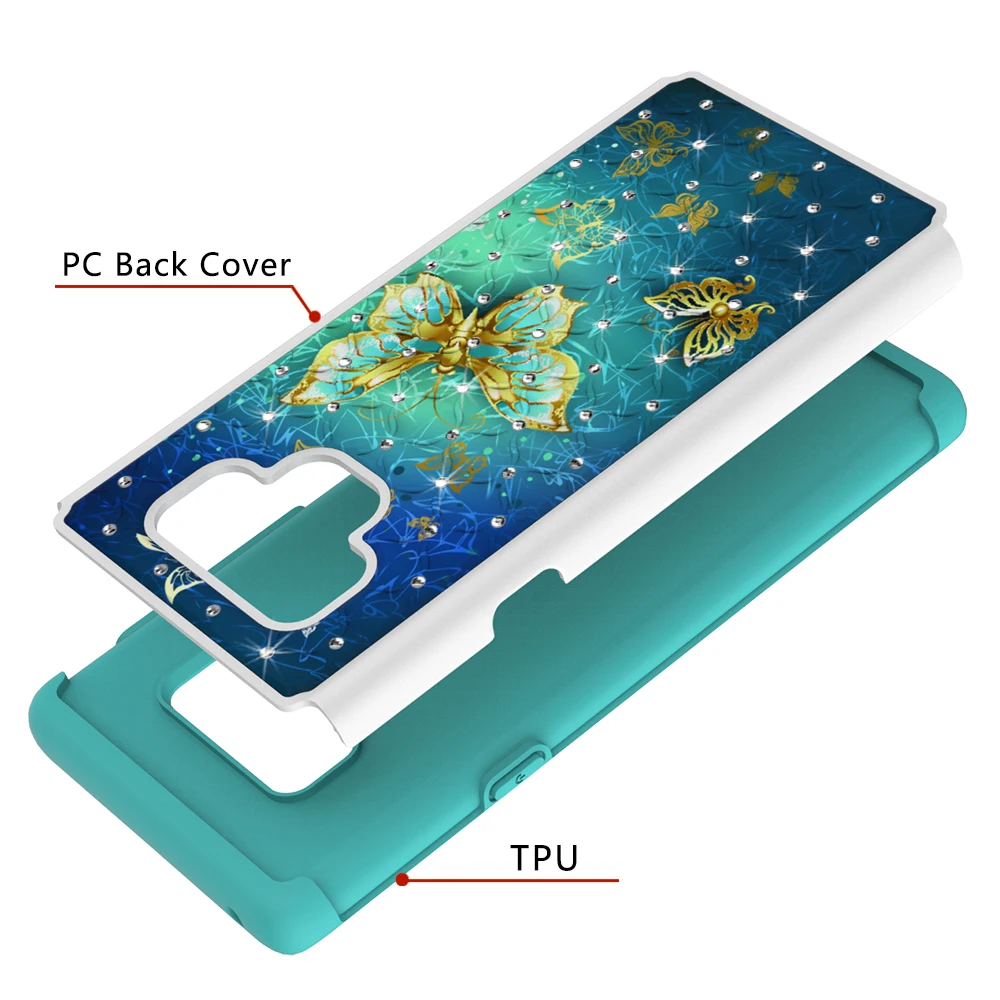 Shockproof Phone Case For Samsung Galaxy note 9 S8 Plus s9 plus 2in1 TPU Silicone Cover for j3 j7 2017 2018 Cases |