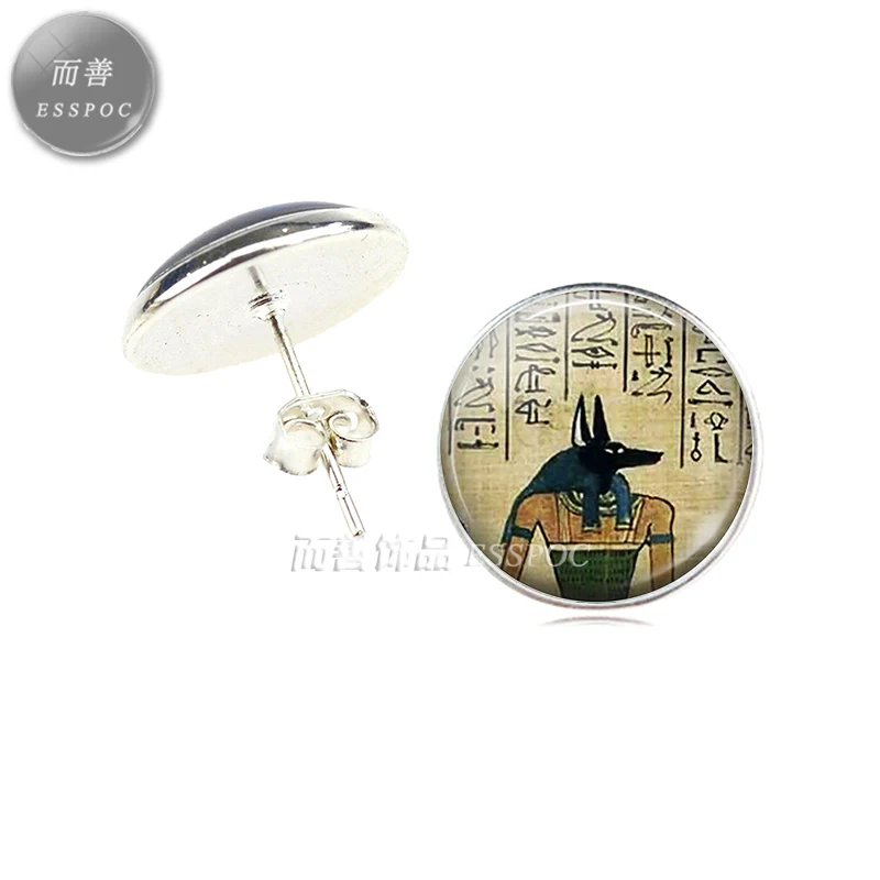 Женский ювелирный набор Anubis ожерелье и серьги с изображением египетского