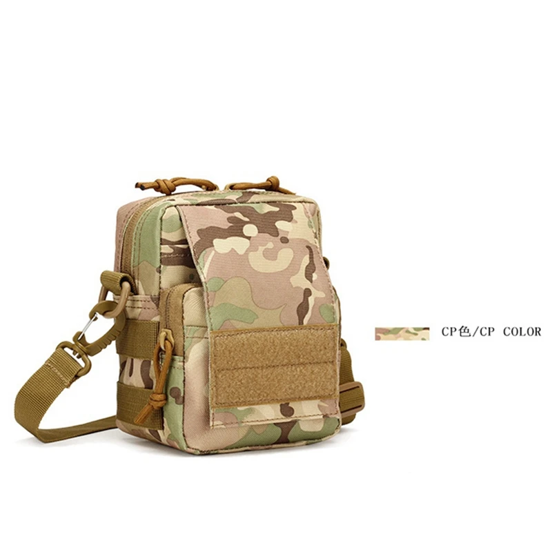 Открытый военный армейский тактический Molle утилита Поясная Сумка EDC инструмент телефон пакет охотничья сумка с плечевым ремнем - Цвет: cp