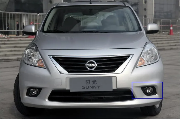 EeMrke DRL дневные ходовые огни для Nissan Sunny, Versa Sedan N17 светодиодный ангельский глаз галогенные лампы H11 55 Вт Противотуманные фары в сборе