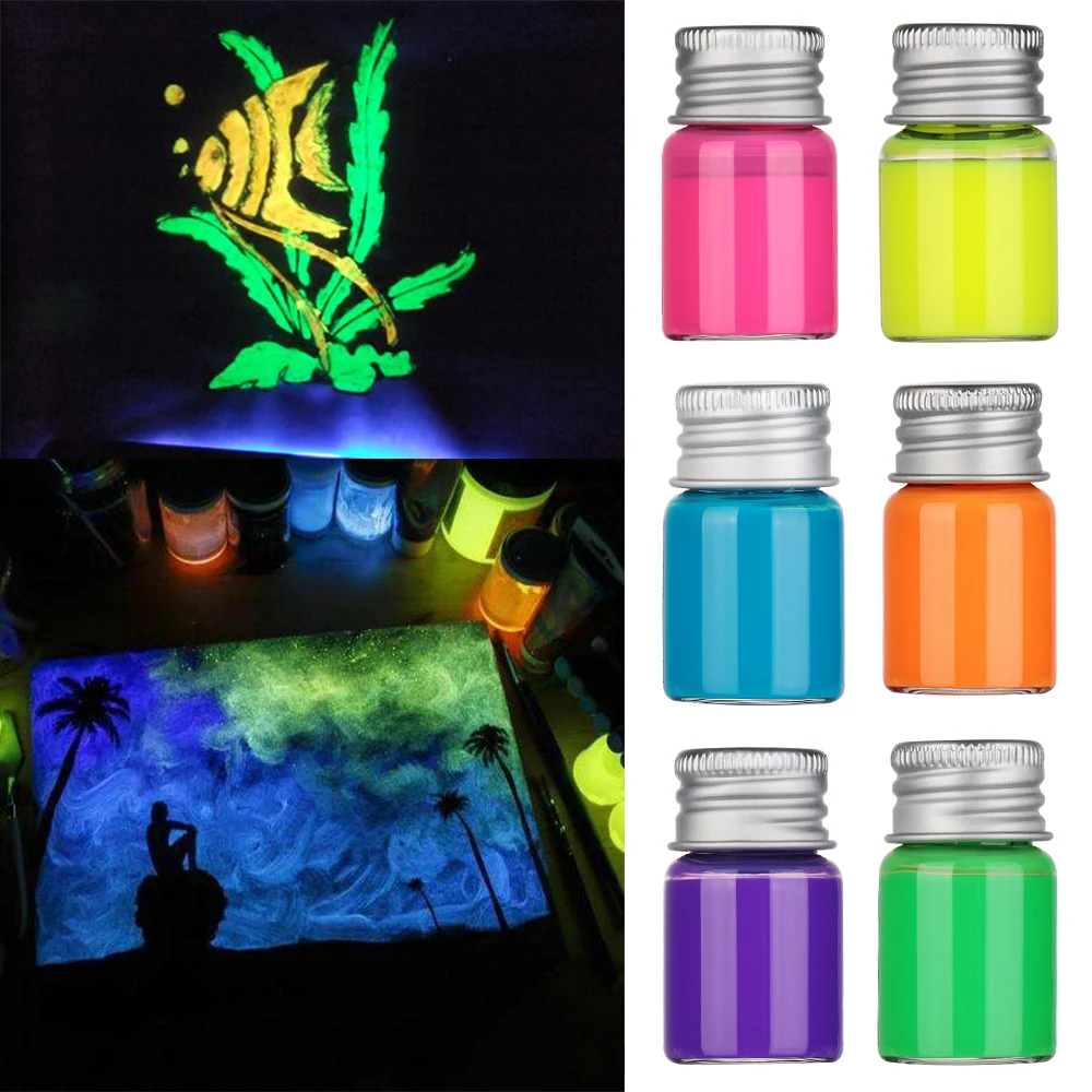 5 мл светящиеся в темноте граффити флуоресцентные чернила сделай сам яркий