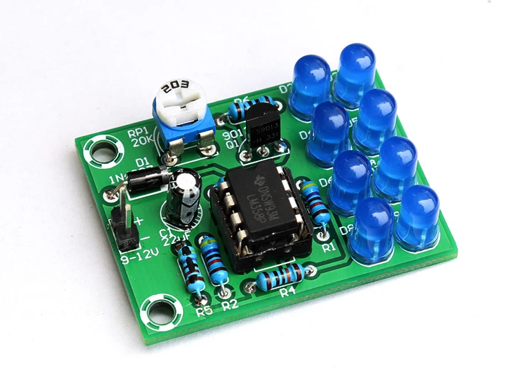 Diy Электронный комплект LM358 дыхание светильник Набор для изготовления