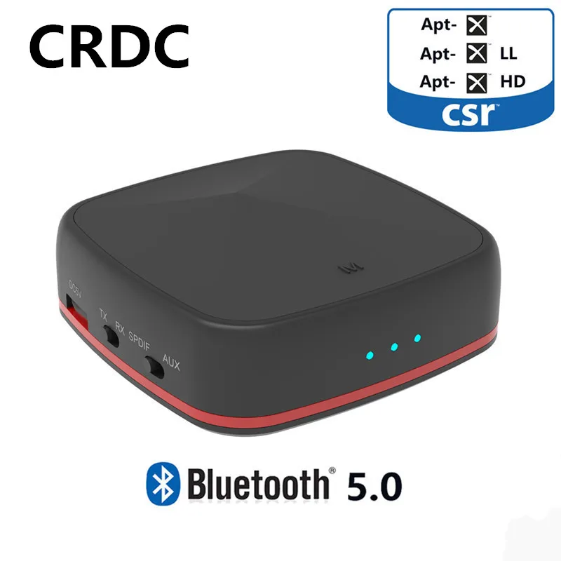 CRDC Bluetooth 5 0 приемник передатчика Aptx HD/с низкой задержкой аудио беспроводной