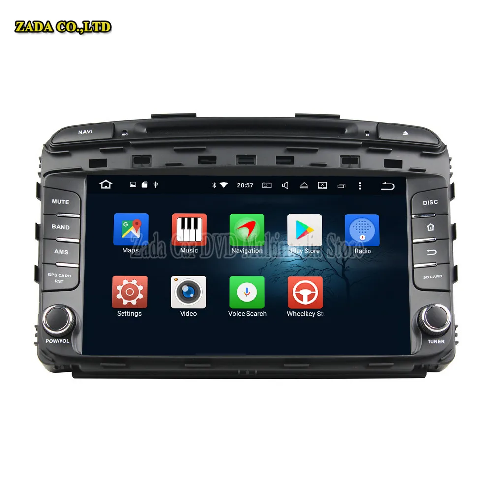 NAVITOPIA 9inch 4GB+64GB 8 Core Car GPS navigation For KIA SORENTO 2015 with Mirror Link/Bluetooth/wifi Radio Head Unit | Автомобили и