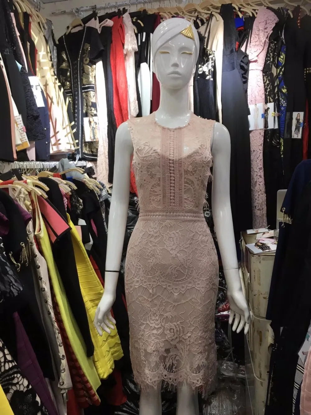 Оптовая продажа 3 цвета сексуальное розовое белое кружевное вискозное Бандажное