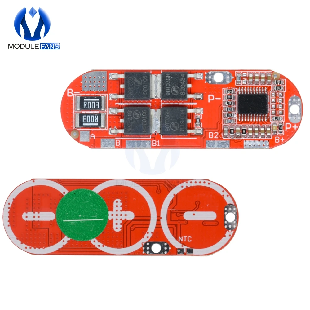 BMS 25A Φ 16 8 V 18650 Защитная печатная плата для литий ионного аккумулятора модуль PCM