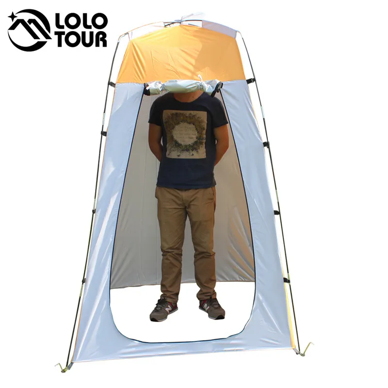 Легкий переносной походный душ тент складной холст для улицы унитаза уединение