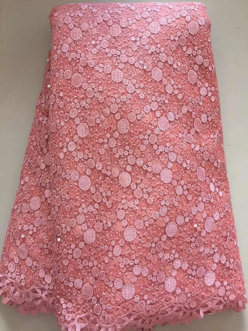 Trustwin Modern net lace fabric pencil skirt african french tulle for wedding-gown-fabric nl10539 23 | Дом и сад