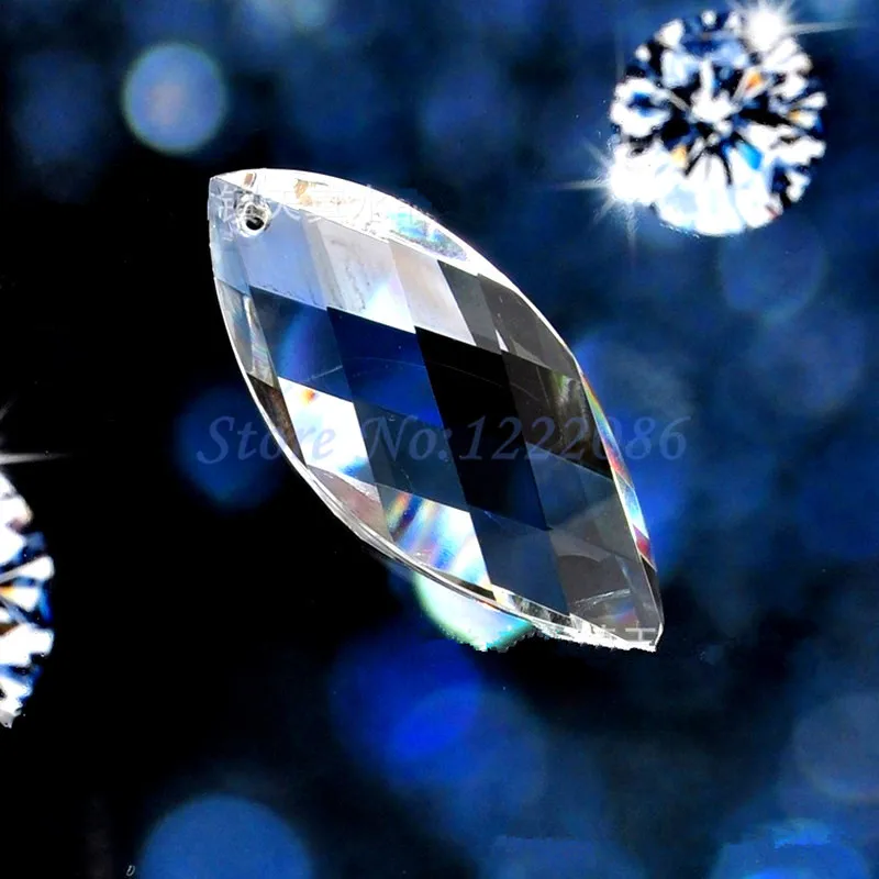 

4pcs 63MM Twist Crystal Prisms Chandelier Lamp Parts curtain pendants charms Suncatcher