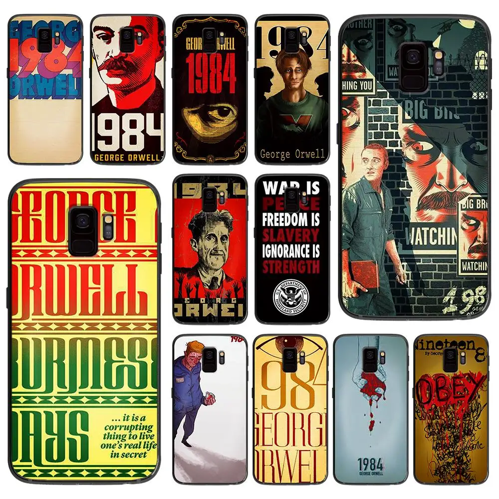 1984 Джордж Оруэлл книга Новый мягкий чехол для телефона samsung Galaxy S6 S7 S8 S9 S10e Plus Note 8 9