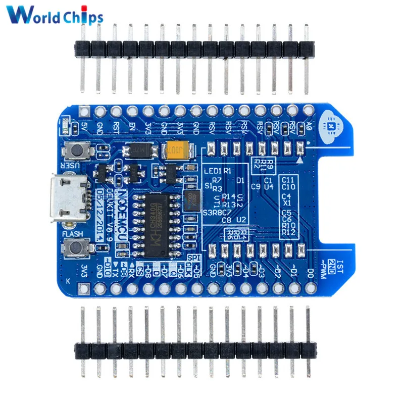 Адаптер NodeMCU ESP8266 для Интернета вещей Φ плата разработки CH340 CH340G печатная антенна