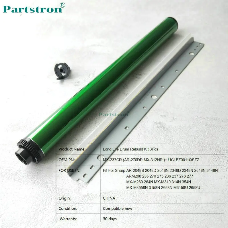 1 комплект барабана Ремонтный для использования в Sharp MX-M260 264N MX-M310 314N 354N M3558N 3158N 2658N