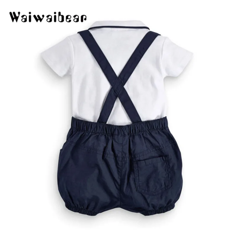 Newborn Baby Toddler Sets Summer Fashion Suit Shorts Shirt +Pants 2PCS Kids Clothes Suits Formal Wedding Party Costume |