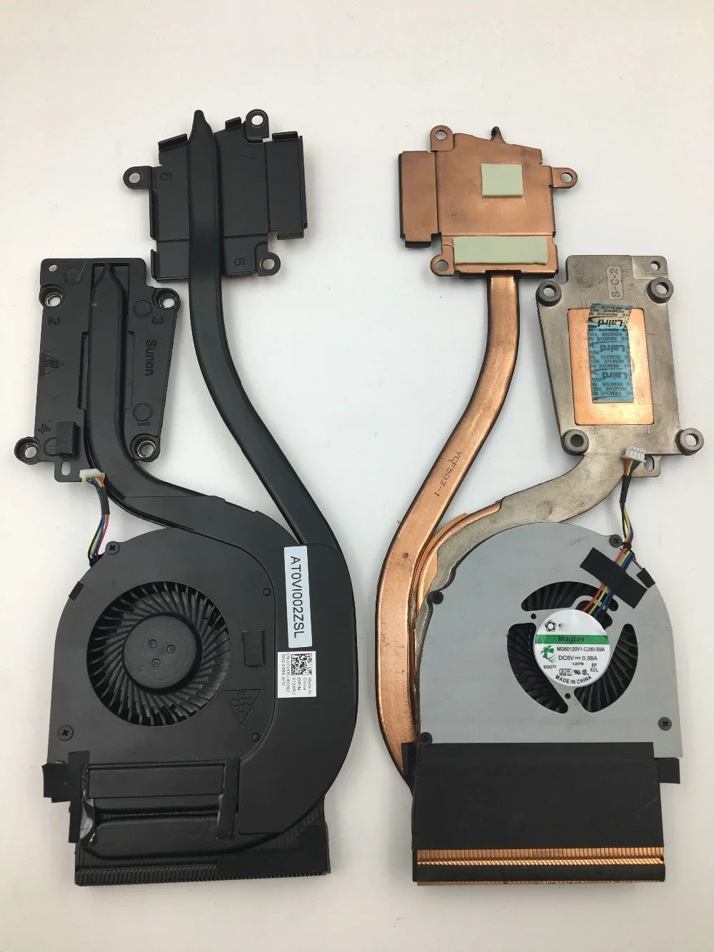 Оригинальный радиатор охлаждения вентилятора для Dell Latitude E6540 072XRJ cn-072XRJ 72XRJ |