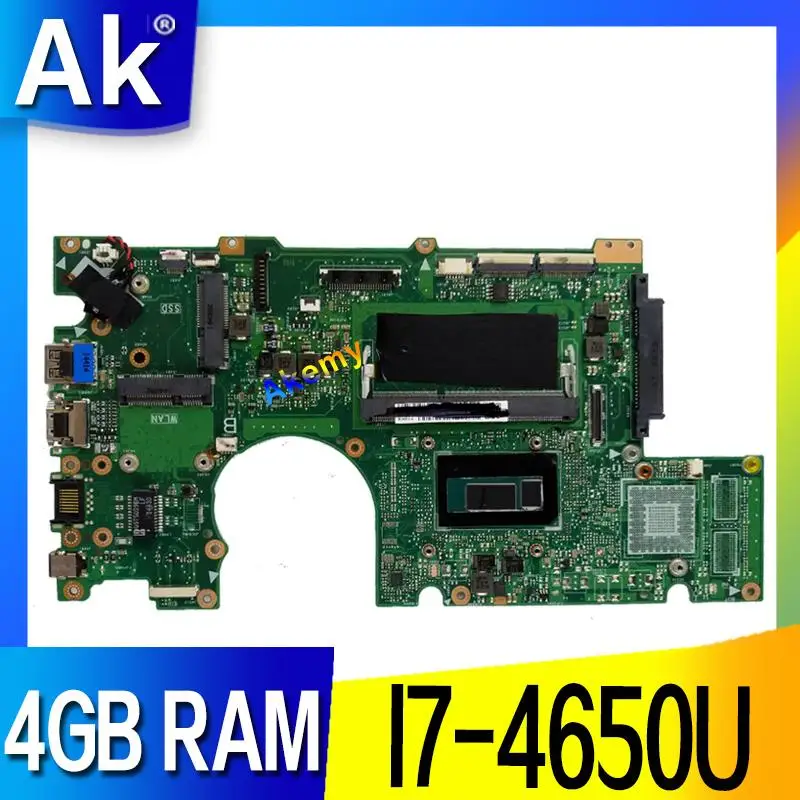 Материнская плата BU401LAV I7 4650U/i7 4510U процессор 4 Гб RAM для For Asus BU401L BU401LG BU401LA