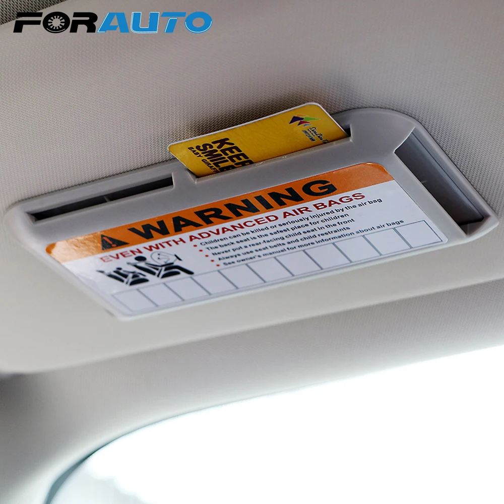 FORAUTO автомобильный солнцезащитный козырек для хранения коробка